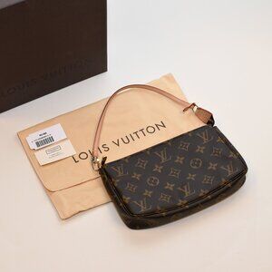Authentic LOUIS VUITTON Pochette Accessoires Monogram M51980